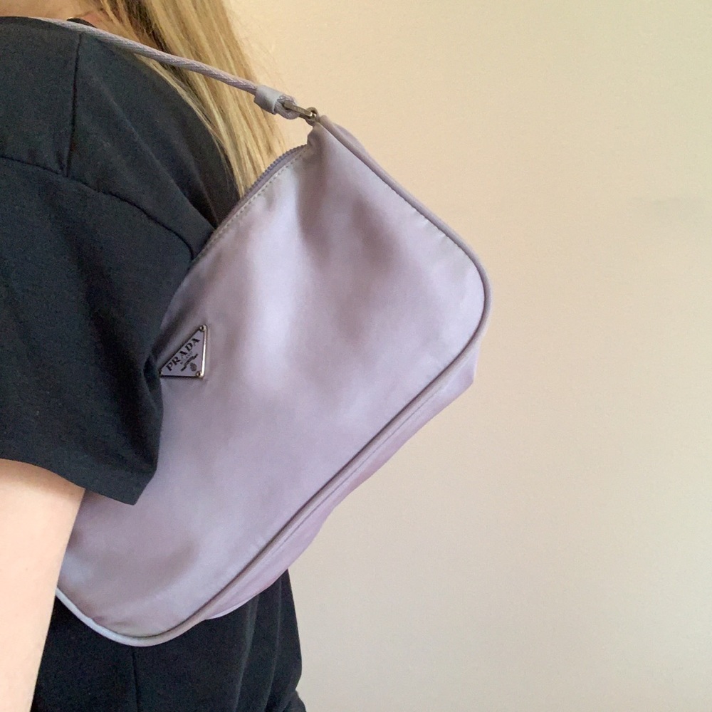 SOLD 💜 Prada Tessuto Nylon Pochette 💜 - Picture 15 of 17